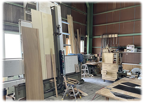 家具製作の工房